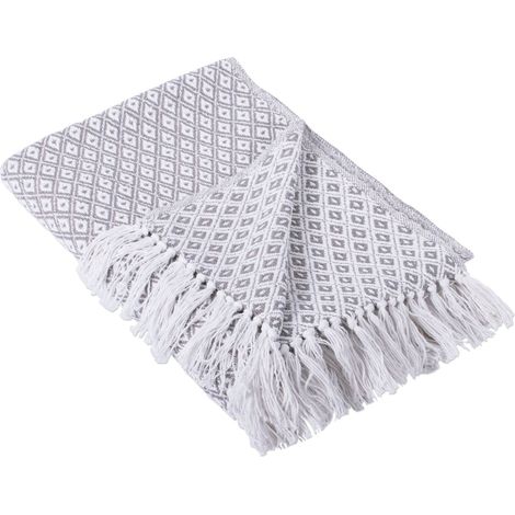 100% Coton Diamant Couvre-lit à Chevrons pour intérieur/extérieur, Camping, barbecues, plages, Couverture de Tous Les Jours (1/5)