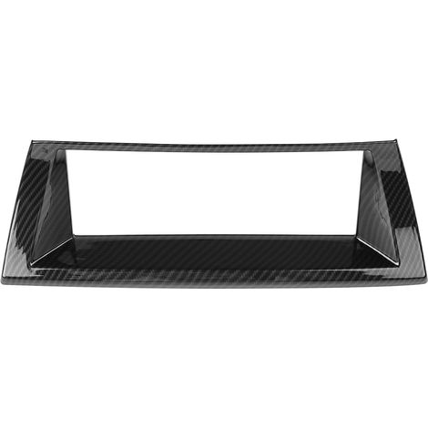 Cornice di rivestimento per console centrale interna in stile fibra di carbonio, leggera, robusta, lucida ed elegante per navigatore GPS X5 E70 08-13 (1/5)