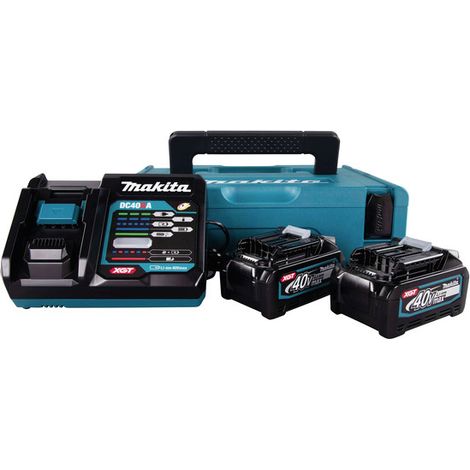 KIT ENERGY DC40RA + 2XBL4040 40V 4AH MAKITA 191J97-1