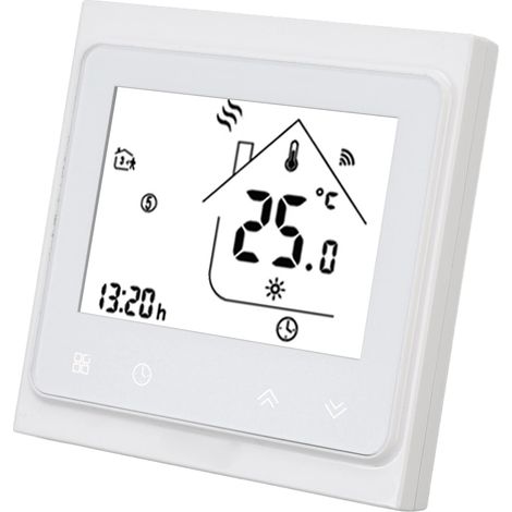 Termostato Wi-Fi programmabile per casa intelligente con app per dispositivi mobili e controllo vocale, regolatore di temperatura per riscaldamento ad acqua e a gas. (1/5)