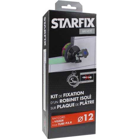 Sortie de cloison STARFIX PER Ø12 Raccord à Compression - Femelle 1/2" (15/21) pour robinet (1/4)
