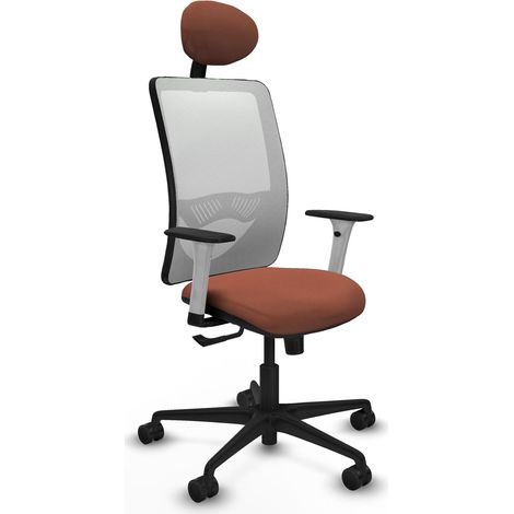 Silla de oficina piqueras y crespo Zulema blanco espuma alta densidad (1/2)