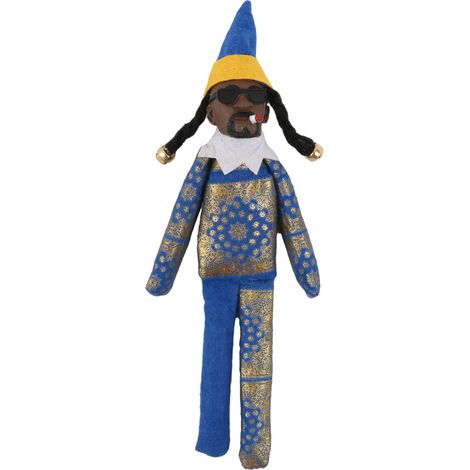 Poupée de Noël, peluche de Noël, jouet en résine pour décorations de Noël (maison et fêtes), 25 cm (1/4)