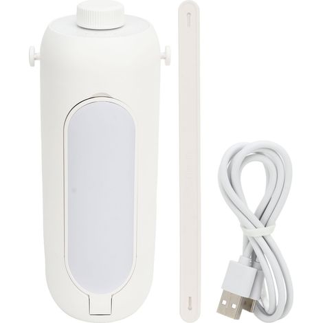 Lampe suspendue de camping à piles, lanterne de tente pliable, lumière extérieure avec batterie intégrée, équipement d'éclairage blanc. (1/5)