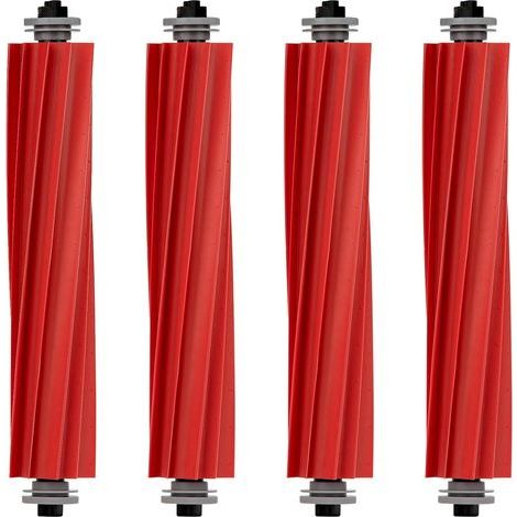 (4 pezzi) Spazzola a rullo in gomma Spazzola principale Ricambi per Roborock S7 S7+ S7 MaxV S7 MaxV Plus S7 MaxV Ultra Q7 Q7+ Q7 Max Q7 Max+ Q5+ Q5 Kit di ricambio (1/5)