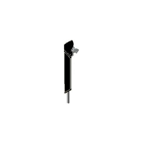 Cerradura de llave de superficie 300 mm ALMA - Ral 9005 Negro - 241-300-9005