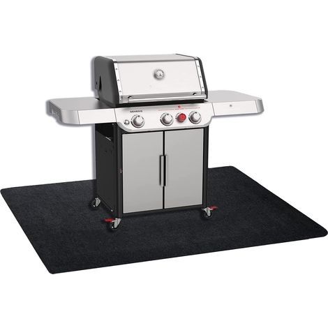 Tapis de gril, tapis de protection absorbant l'huile de haute qualité pour terrasse et patio, tapis de gril de terrasse (1/5)
