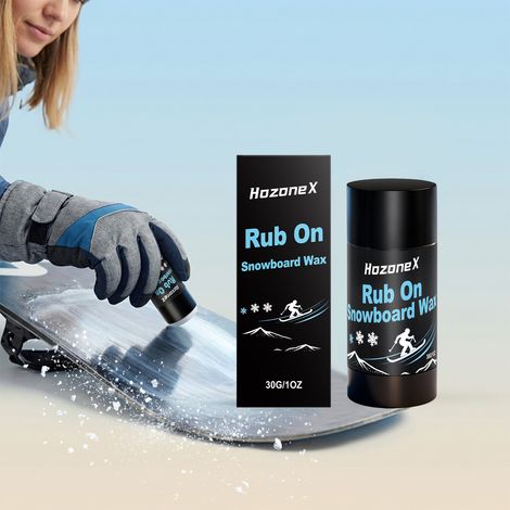 Ski wax for daily snow condition care, ski surface wear resistance and renewal, quick application -- 30g (1/5)