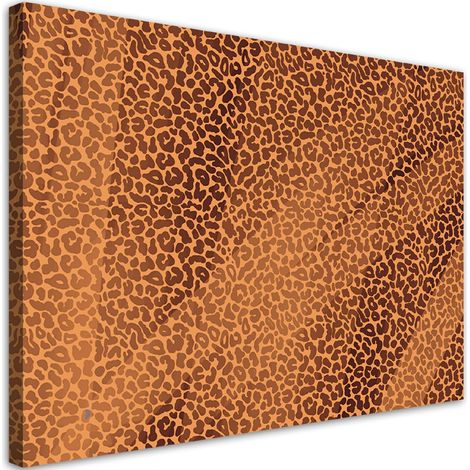 Tableau sur toile Motif de patchs de fourrure léopard de léopard 90x60 (1/5)