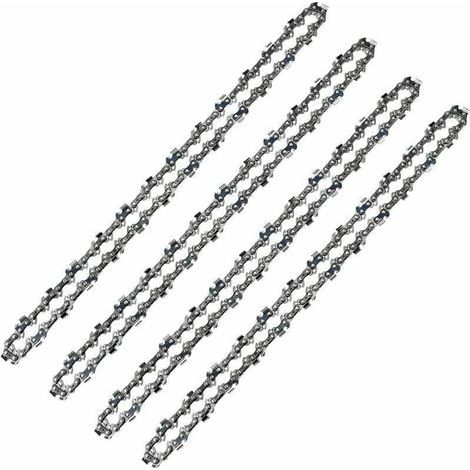 Est-ce vraiment si utile Chaîne de tronçonneuse 52 maillons. pas 3/8" LP. taille 050" (1.3 mm) faible rebond. lot de 4 chaînes de tronçonneuse 52 entraînements. convient pour guide-chaîne de 14" (35 (1/4)