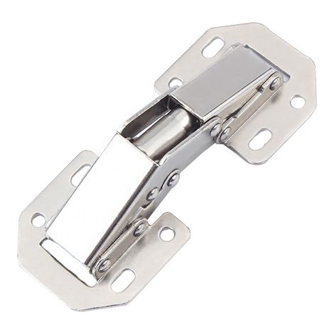2 charnières, armoire de cuisine réglable pliante en acier inoxydable 90 degrés, charnière de porte à grand angle - 104,2 44 24,5 mm (1/2)