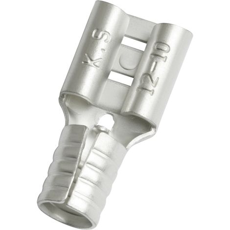 Rs Pro – Cosse électrique faston 12 AWG – Clip isolé pour conducteurs 4 à 6 mm² – Raccordement à sertir – Pour chantiers humides
