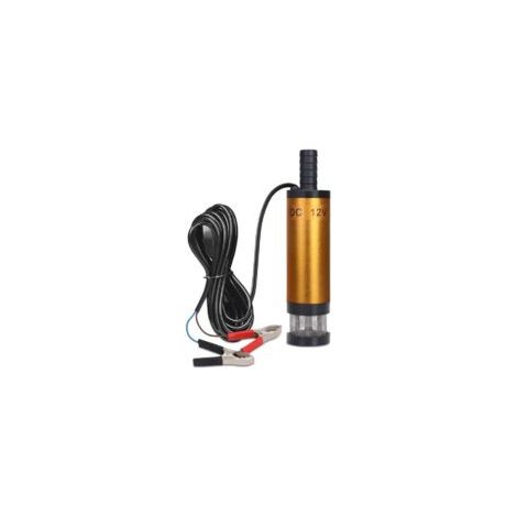 Pompa olio 12V, pompa carburante con clip, gasolio, olio combustibile, pompa acqua sommergibile, trasferimento carburante, spina accendisigari con filtro rimovibile per caravan, barca - Crezuo (1/4)