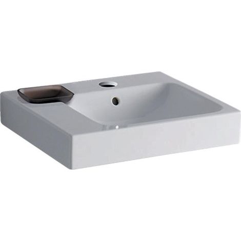 Geberit top-WT iCon 500x485mm avec trou pour robinet m bol décoratif L blanc