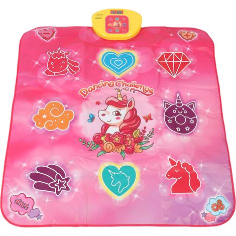 Tapis de danse multifonctionnel pour l'exercice physique, avec musique et fonction tactile, tapis de danse électronique pour enfants et jouets. (1/5)