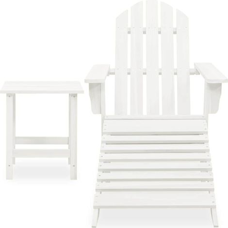 Maison Exclusive - Adirondack-Gartenstuhl mit Fußstütze & Tisch T (1/5)