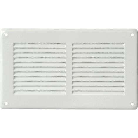 Grille en tôle 240X140 Maille Blanche