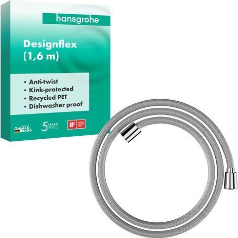 hansgrohe Designflex flexible de douche textile, longueur 1600mm, (1/5)