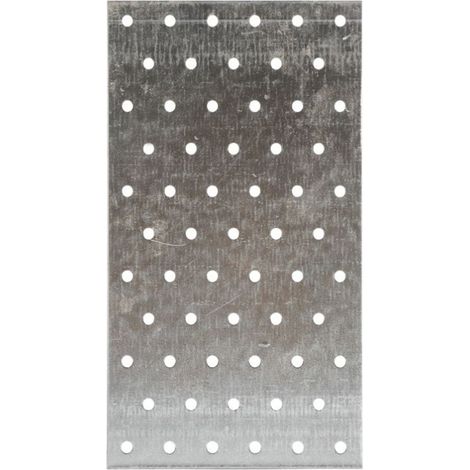 Simpson Strong Tie – Plaque perforée 80x220mm – Acier galvanisé S250GD + Z275 – Épaisseur 2mm pour applications charpente – Norme NF EN 10346