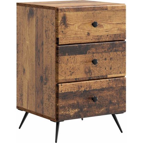 Nachttisch Altholz 43 x 41 x 66,5 cm Holzwerkstoff vidaXL