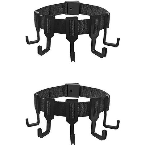 Support de fixation pour équipement de mirador avec 6 grands crochets - Porte-accessoires multi-crochets - Support de fixation pour équipement de mirador d'extérieur (1/5)