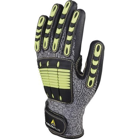Gants anti-coupure en polyéthylène – Double enduction nitrile – Protection métacarpiens 5J – Résistance à l'abrasion et coupure (1/5)