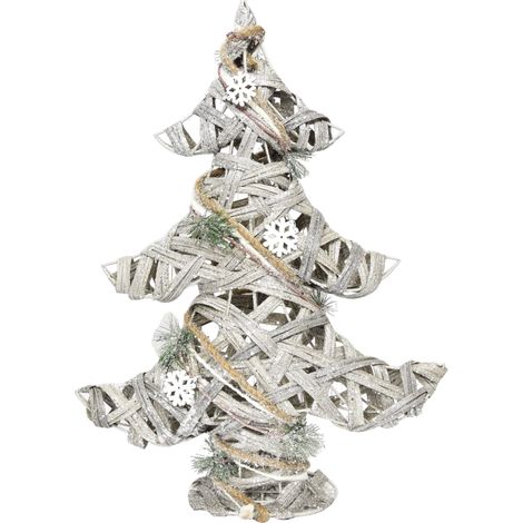 MAURY'S ALBERO DI NATALE IN LEGNO 55CM LINEA WOODY XMAS (1/4)