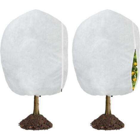 Set of 2 Winter Plant Protection Fleece, Plant Cover for Winter, Winter Protection Fleece 240 X 200cm, Winter Protection Cover Plant Winter for Olive Palm Lemon Tree Tree (1/5)