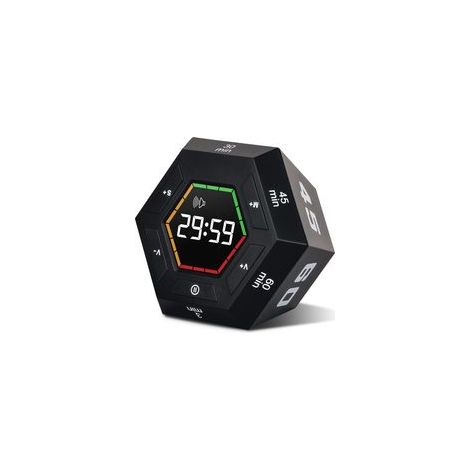 Timer, timer a cubo, timer intelligente con conto alla rovescia preimpostato di 3/5/15/30/45/60 minuti, strumento di gestione del tempo intuitivo - Crezuo