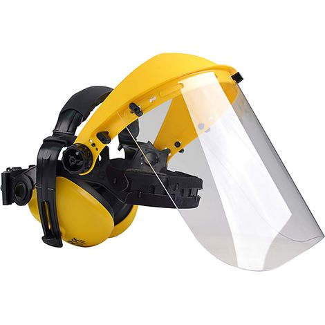 Protection Combinée Serre-Tête, Visière Transparente (1/5)