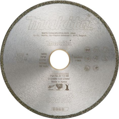 Makita Comet 125 Silberner Diamantscheibe 125 mm