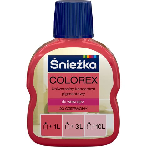 Śnieżka Colorex pigmento colorante para pinturas Rojo mate 100ml