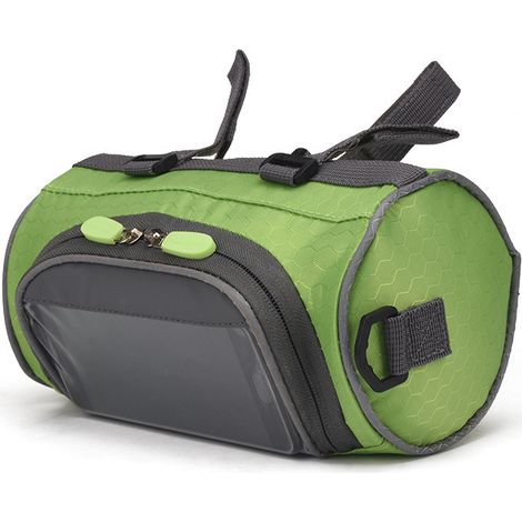 Sac vert grande capacité, pliable et imperméable, idéal pour le VTT et les téléphones portables - (1/5)
