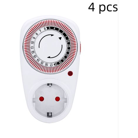 JSSEVN - Stück mechanische Zeitschaltuhren – ELRO – TI1500-4 – 15 Minuten – 3600 W – Innenbereich (1/4)
