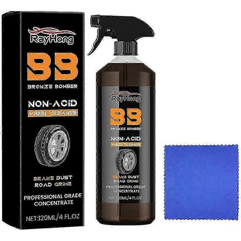 Nettoyant pour jantes de voiture Rayhong, détachant et polissant pour pneus rechapés, éliminant la rouille et les taches.