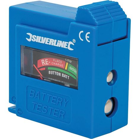 Testeur De Piles Silverline Compatibilité Universelle, Compact - Silverline (1/2)