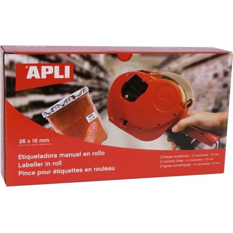 Etichettatrice Manuale Apli 101419 Rosso