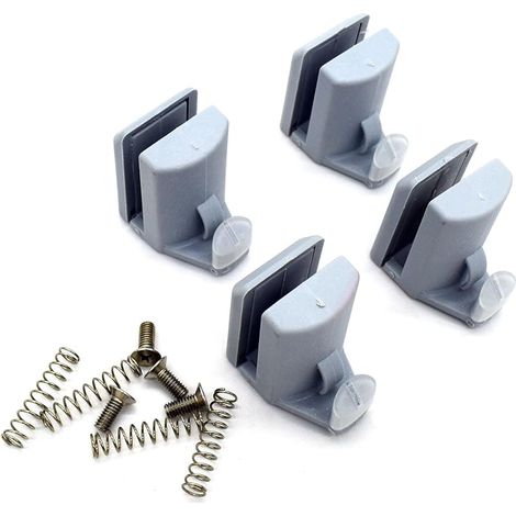 YQ-1011 4 Crochets Porte de Douche Guides/Roulettes/Roues (1/5)
