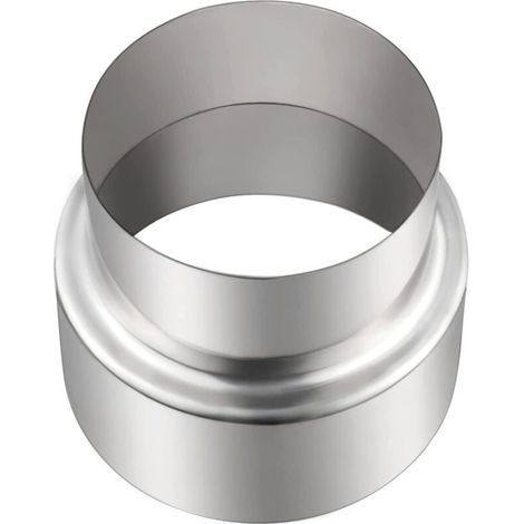 Reduzierstück für Ofenrohre aus Edelstahl, 100 mm auf 90 mm – Kaminanschluss – hitze- und korrosionsbeständig (1/5)