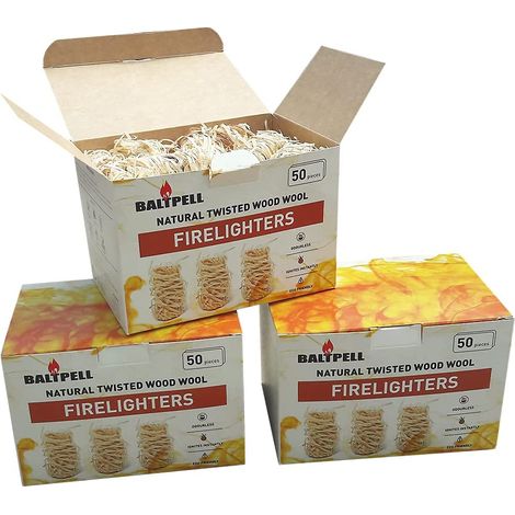 Accendifuoco-Lana di legno 50pz. OFFERTA 3 pacchi
