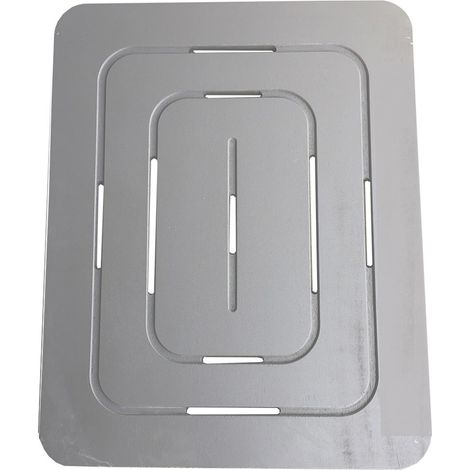 Antiscivolo doccia pedana in legno 55 x 68 ideale per piatto 70 x 90 tortora (1/3)