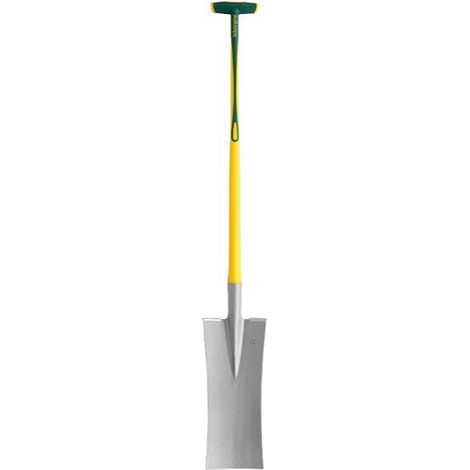 Louchet terrassier (36cm) - manche béquille tri-matière Novagrip (90 cm) - Leborgne (1/2)