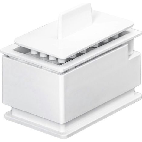 Plateau porte-outils essentiel à 24 compartiments en plastique, blanc (1/5)