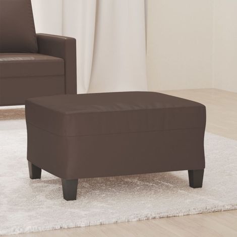 Repose-pied Marron 70x55x41 cm Similicuir vidaXL