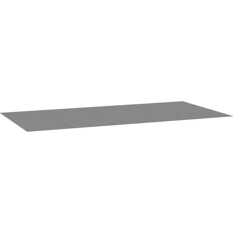 Bâche de piscine - Bâche de protection gris clair 550x280 cm géotextile polyester fr679 - Maison La Vie
