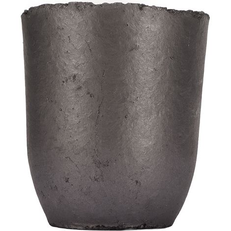 Creuset en carbure de silicium et graphite pour fonderie, idéal pour la fusion, le moulage et le raffinage de l'aluminium, de l'or, de l'argent, du cuivre, du fer et du zinc. Neuf, 1 pièce. (1/5)
