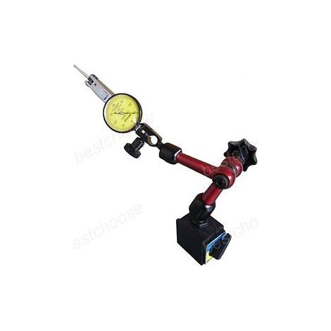 BASE MAGNETICA SNODABILE PICCOLA CON COMPARATORE CENTESIMALE TASTO OSCILLANTE 11