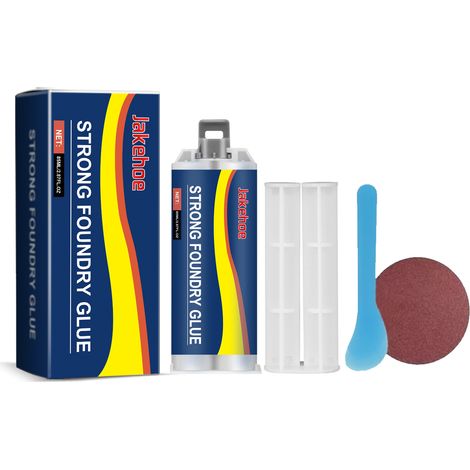 Colle métallique pour fonderie, adhésif de réparation AB, colle imperméable pour acier inoxydable, cuivre, aluminium, joint d'étanchéité métallique (1/5)