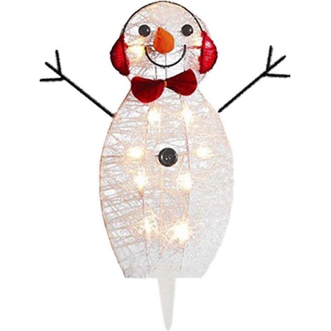 Décorations saisonnières & de fêtes lumière Led pingouin lumineux décoration de Noël décoration de jardin luminescente en acrylique 1pc (nécessite un assemblage) (1/3)