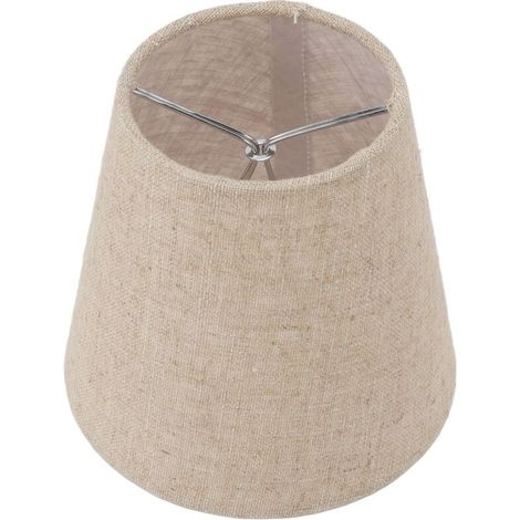 Trywise 6Pcs Petite Abat-Jour en Lin avec Clip, Abat-Jour de Bougie pour Accessoires d'éclairage (1/4)